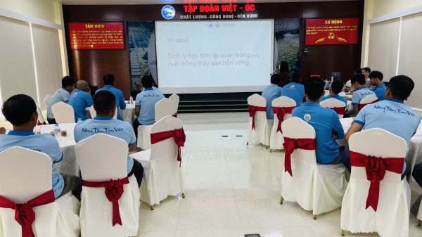 Kết nối khoa học và thực tiễn: Chương trình Đào tạo về Sinh học và Sinh lý học tôm thẻ chân trắng