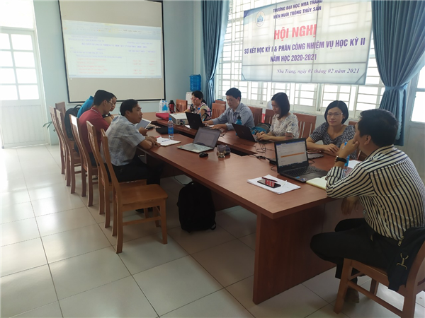 Họp rà soát nhiệm vụ của bộ môn năm học 2020-2021