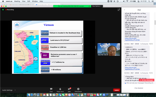 Cán bộ, giảng viên Viện Nuôi trồng Thủy sản tham dự hội thảo khoa học “Nông nghiệp Việt Nam và Kyushu, các vấn đề và tương lai phát triển”