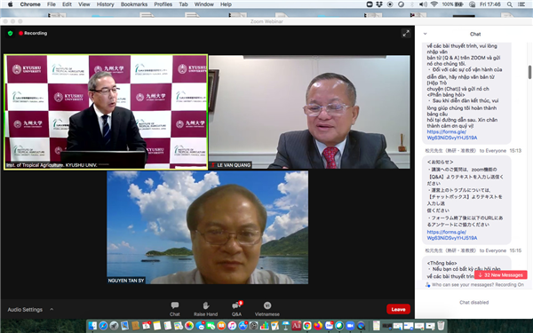 Cán bộ, giảng viên Viện Nuôi trồng Thủy sản tham dự hội thảo khoa học “Nông nghiệp Việt Nam và Kyushu, các vấn đề và tương lai phát triển”