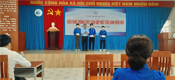 Viện Nuôi trồng Thủy sản tổ chức gặp mặt tân sinh viên khóa 63