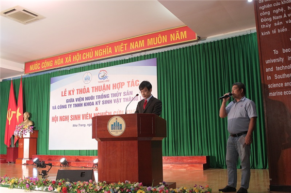 Viện Nuôi trồng Thủy sản ký kết thỏa thuận hợp tác với Công ty TNHH Khoa Kỹ Sinh Vật Thăng Long