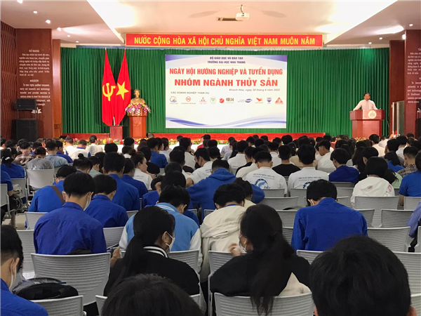 12 Doanh nghiệp Thủy sản tham gia Ngày hội Hướng nghiệp và tuyển dụng 2022 tại Viện Nuôi trồng Thủy sản – Đại học Nha Trang