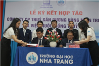 Viện Nuôi trồng thủy sản: ký kết hợp tác Công ty Cổ phần thủy sản Dương Hùng Miền Trung, tiếp đón và làm việc với Đoàn công tác của Indonesia