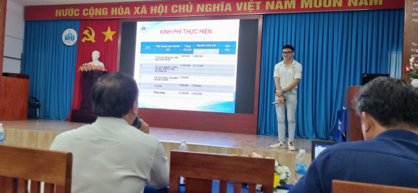 Chung kết Hội thi ý tưởng sinh viên nghiên cứu khoa học lần thứ nhất của Viện Nuôi trồng Thủy sản