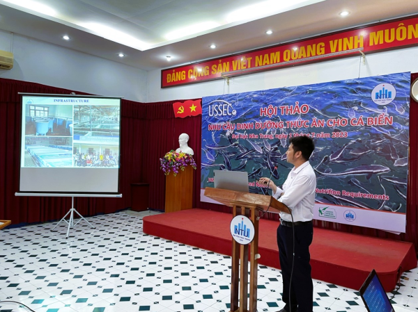 Hội thảo “Nhu cầu dinh dưỡng, thức ăn cho cá biển”