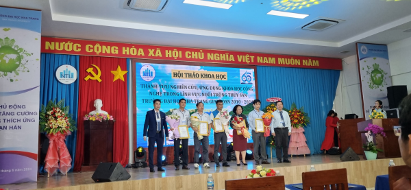 Hội thảo khoa học cấp Trường  “Thành tựu nghiên cứu, ứng dụng khoa học - công nghệ trong nuôi trồng thủy sản phục vụ đào tạo, phát triển kinh tế, xã hội của Trường Đại học Nha Trang giai đoạn 2010 – 2024”