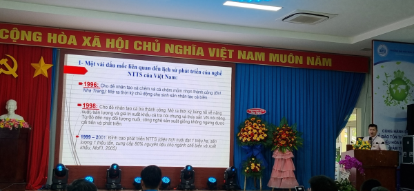 Hội thảo khoa học cấp Trường  “Thành tựu nghiên cứu, ứng dụng khoa học - công nghệ trong nuôi trồng thủy sản phục vụ đào tạo, phát triển kinh tế, xã hội của Trường Đại học Nha Trang giai đoạn 2010 – 2024”