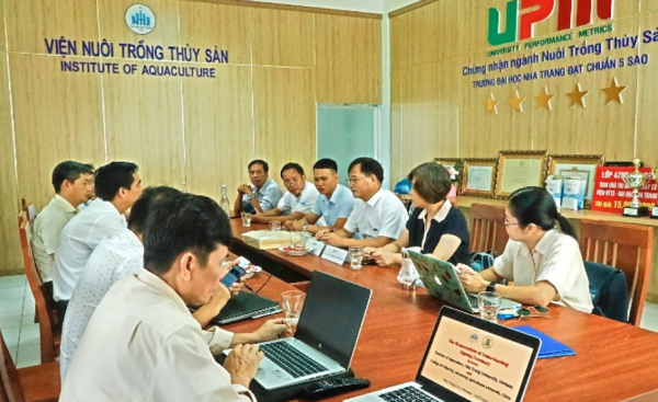 Viện Nuôi trồng Thủy sản - Đại học Nha Trang tăng cường các hoạt động hợp tác quốc tế