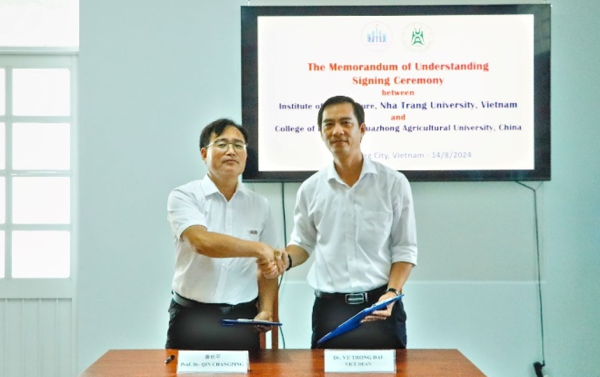 Viện Nuôi trồng Thủy sản - Đại học Nha Trang tăng cường các hoạt động hợp tác quốc tế