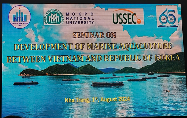Viện Nuôi trồng Thủy sản - Đại học Nha Trang tăng cường các hoạt động hợp tác quốc tế