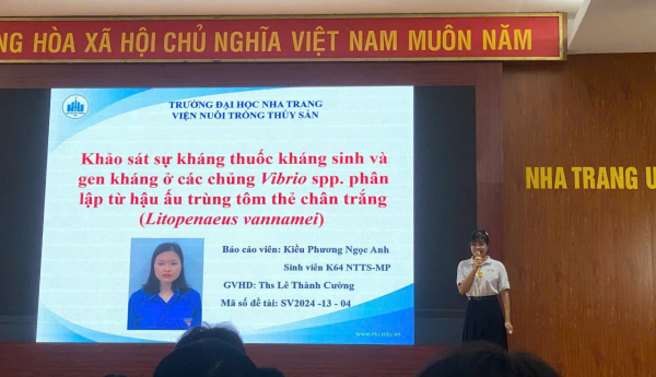 Viện Nuôi trồng Thủy sản tổ chức thành công Hội nghị Sinh viên Nghiên cứu khoa học năm học 2024 -2025