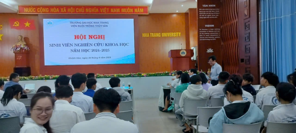 Viện Nuôi trồng Thủy sản tổ chức thành công Hội nghị Sinh viên Nghiên cứu khoa học năm học 2024 -2025