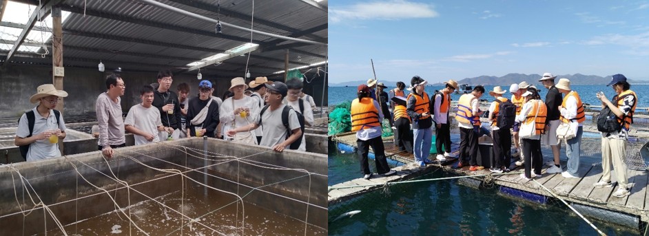 Sinh vi&ecirc;n Khoa Thủy sản, Trường ĐH N&ocirc;ng nghiệp Hoa Trung, Trung Quốc tham quan, học tập tại Viện NTTS, Trường ĐH Nha Trang (từ 8/7/2025 &ndash; 14/7/2025)