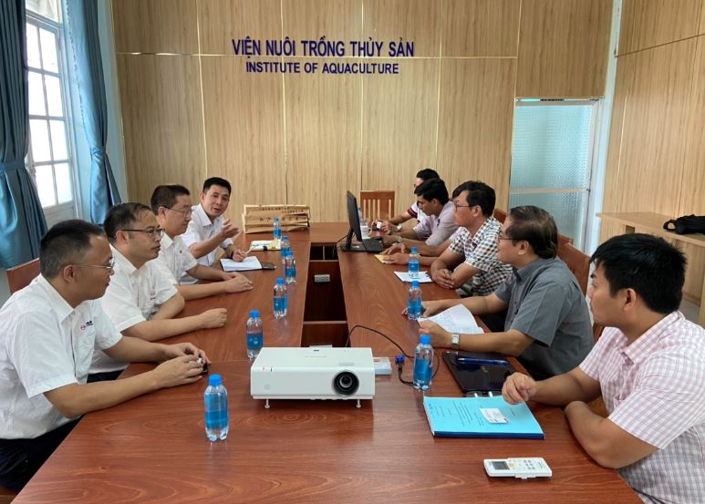 Viện nuôi trồng thủy sản làm việc với công ty Tongwei